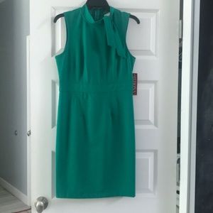 Dress, more of a grass color green than pictured